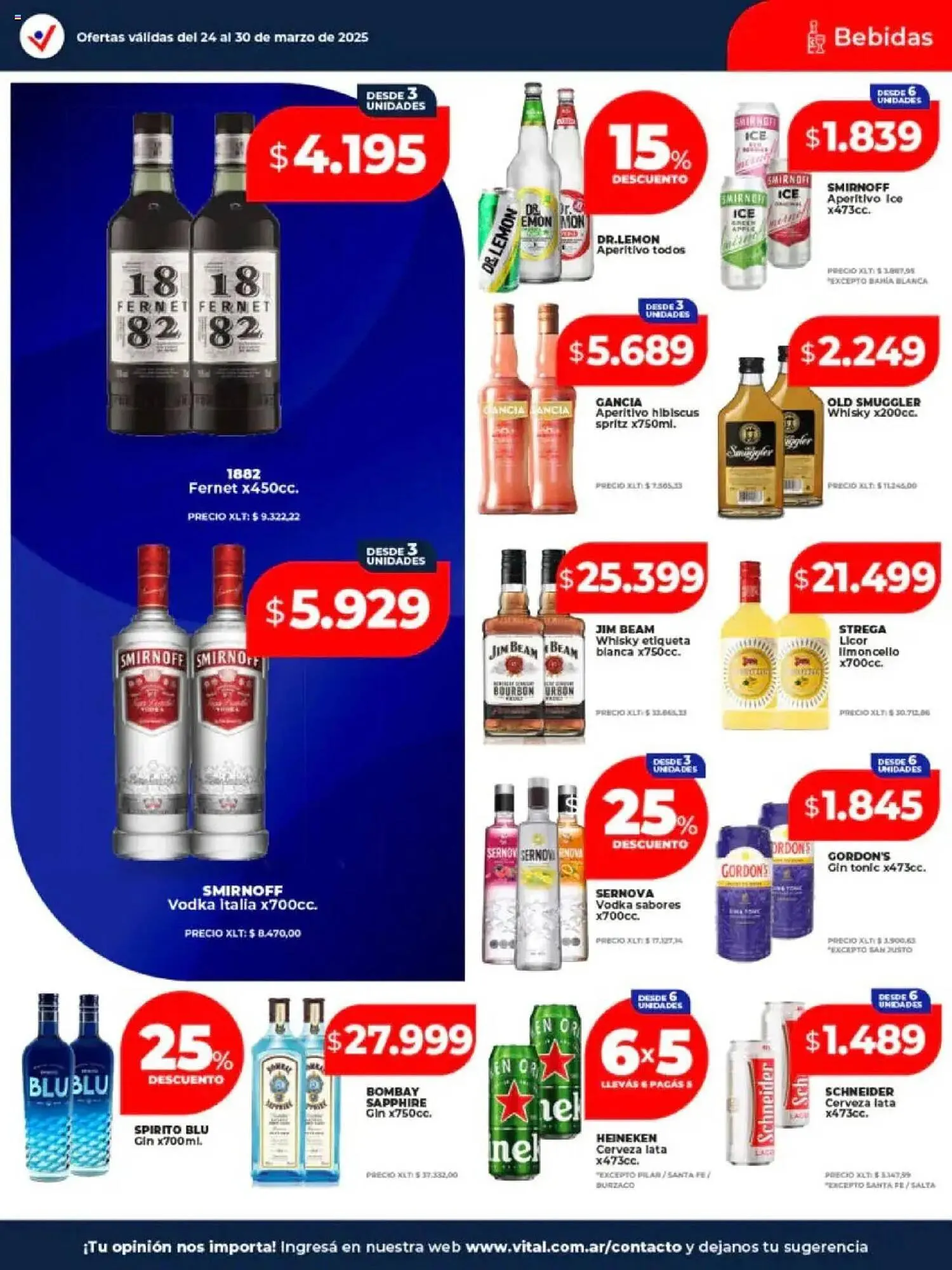 Ofertas de Catálogo Supermayorista Vital 24 de marzo al 30 de marzo 2025 - Página 13 del catálogo