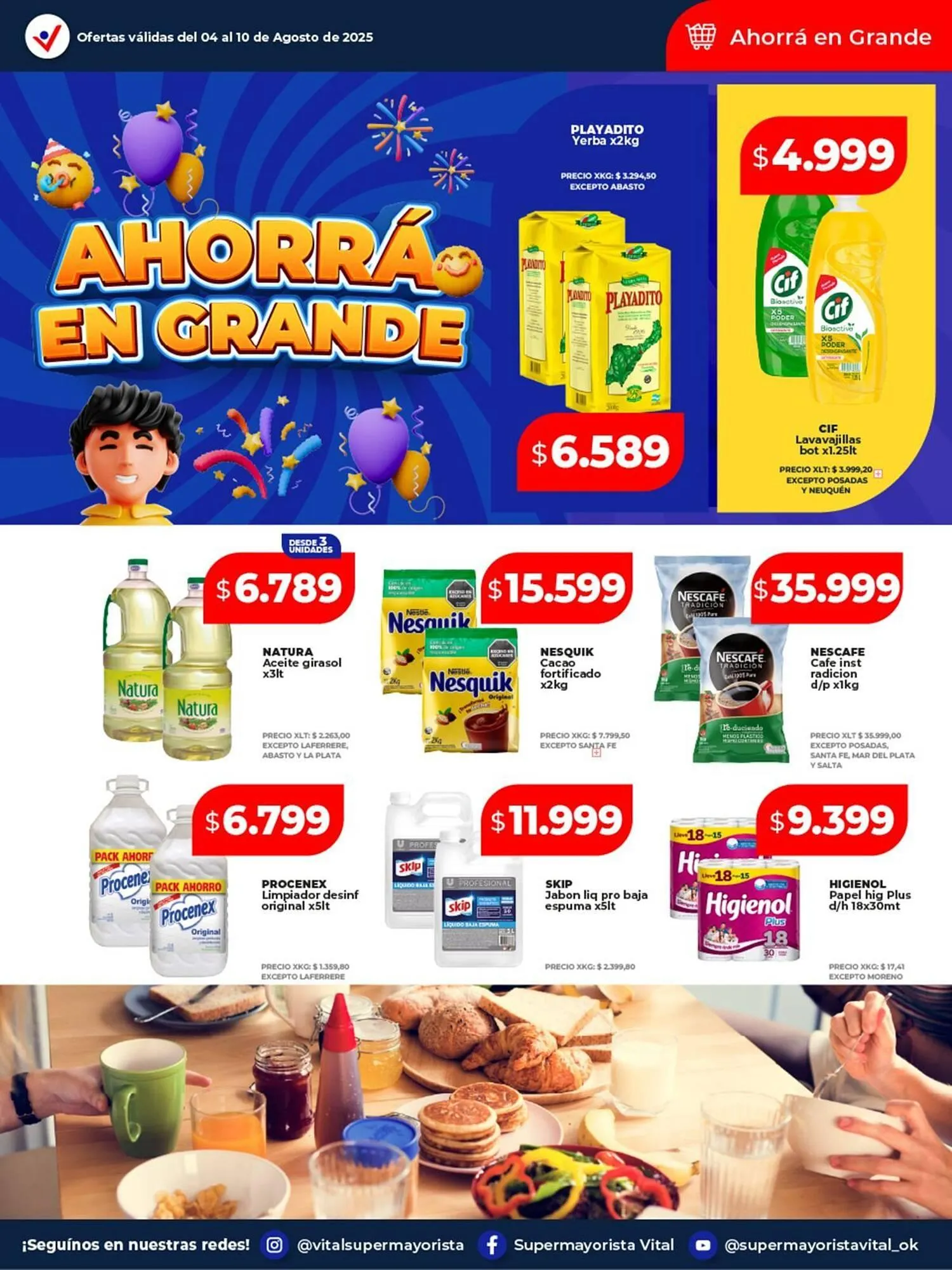 Ofertas de Catálogo Supermayorista Vital 4 de agosto al 10 de agosto 2025 - Página 24 del catálogo