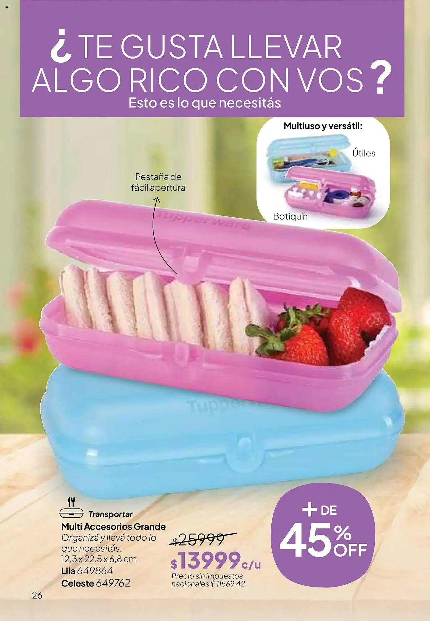 Ofertas de Folleto Tupperware 9 de marzo al 31 de marzo 2026 - Página 27 del catálogo