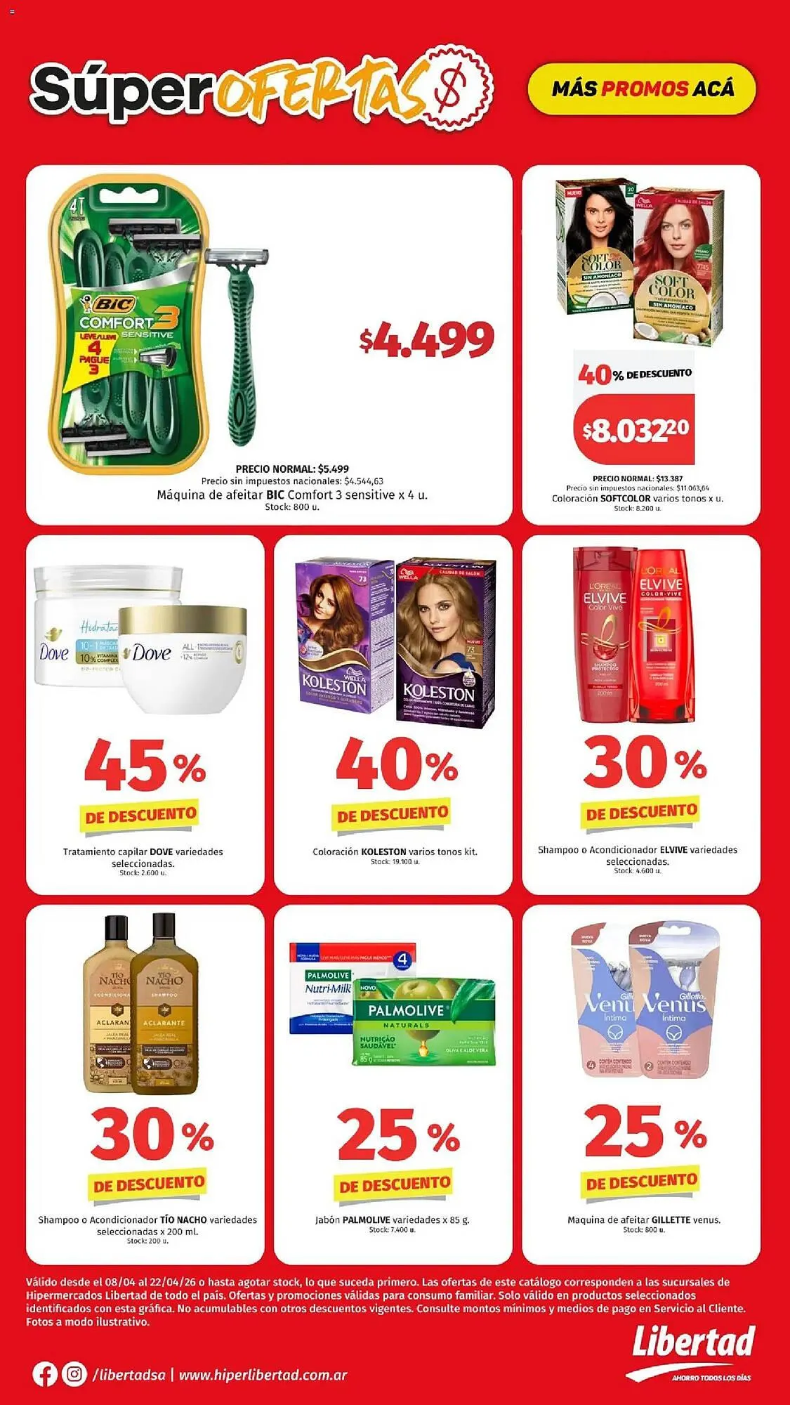 Ofertas de Catálogo Hipermercado Libertad 8 de abril al 22 de abril 2026 - Página 6 del catálogo