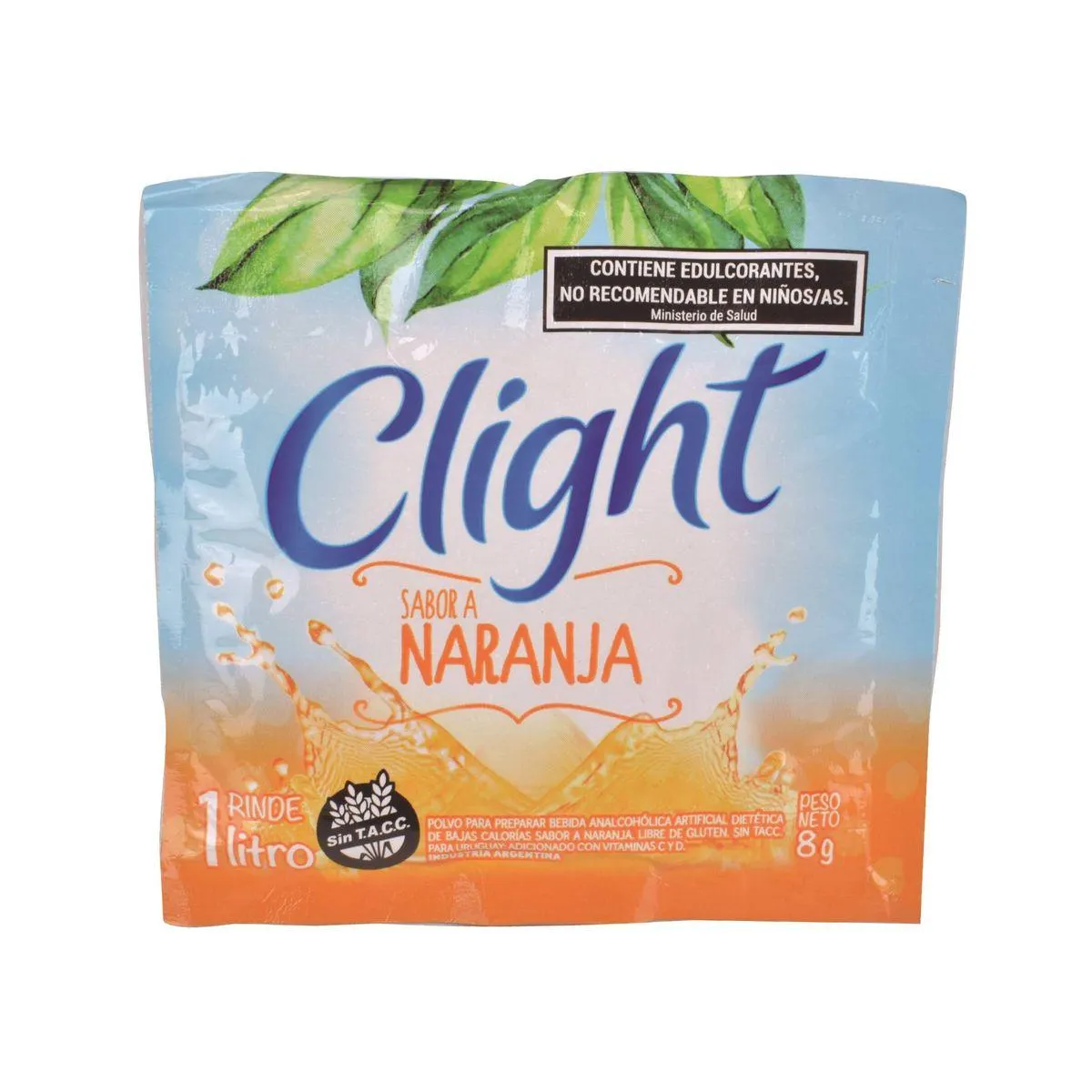Jugo Clight en Polvo Naranja 8G