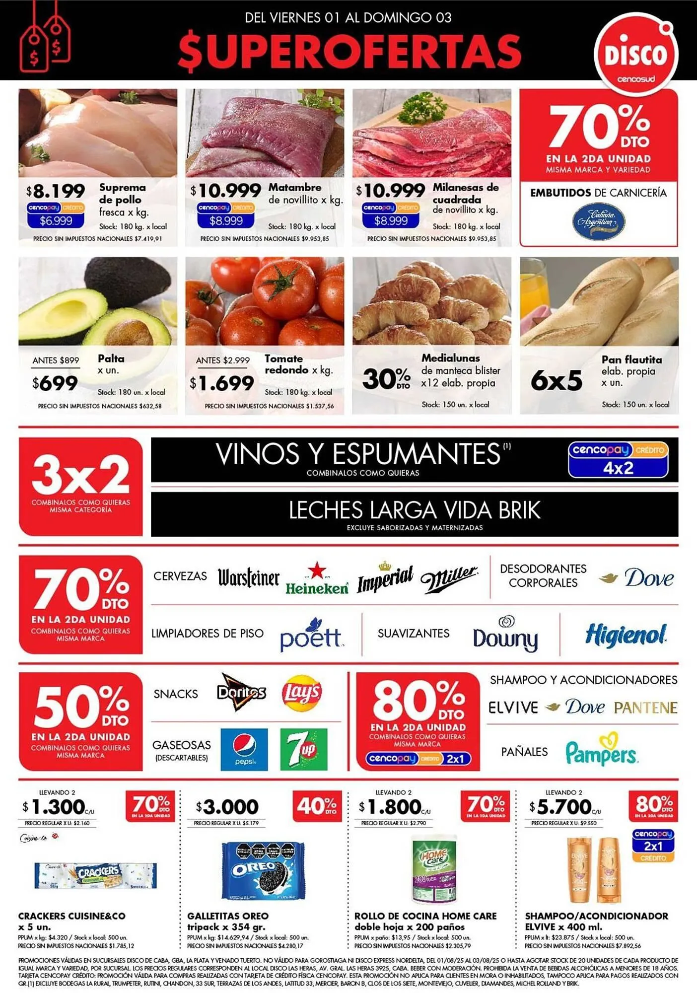 Ofertas de Catálogo Disco 31 de julio al 3 de agosto 2025 - Página 1 del catálogo