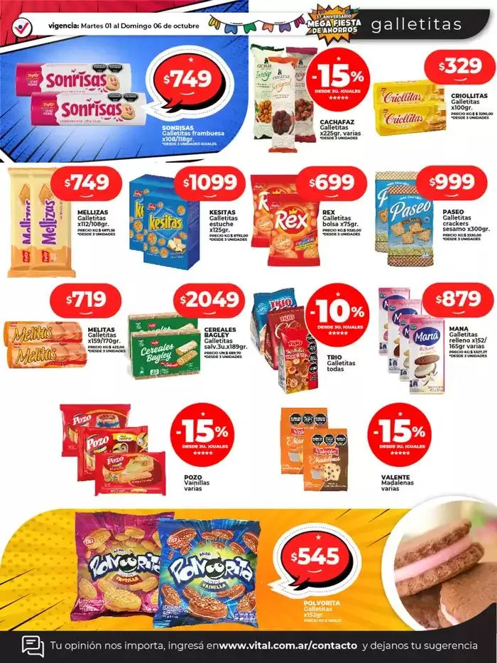 Ofertas de ¡Empezá la semana a puro AHORRO!! 1 de octubre al 6 de octubre 2024 - Página 19 del catálogo