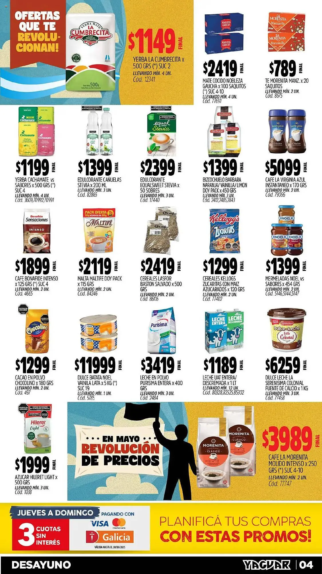 Ofertas de Catálogo Supermercados Yaguar 19 de mayo al 26 de mayo 2025 - Página 4 del catálogo