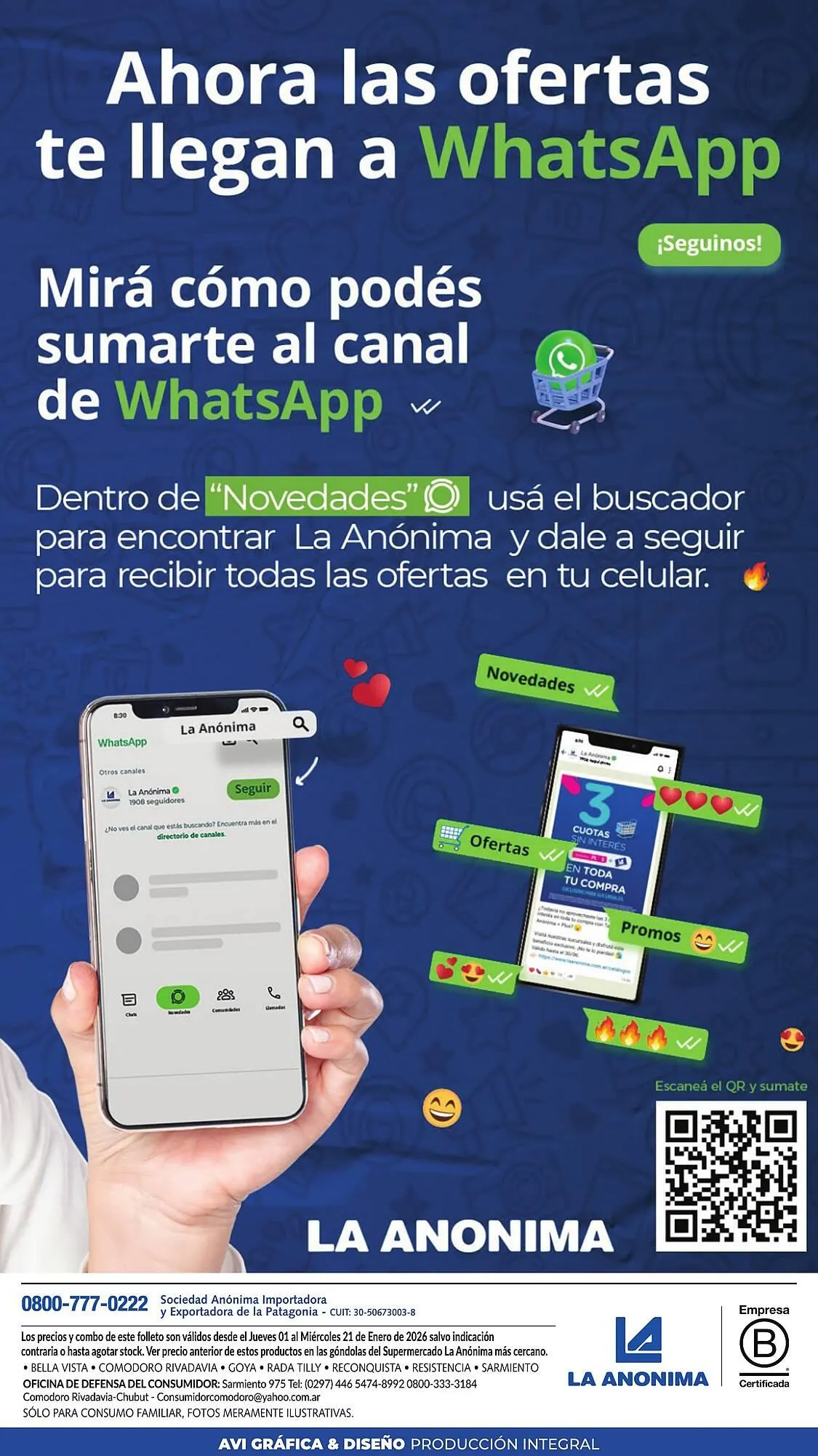 Ofertas de Catálogo La Anonima 8 de enero al 21 de enero 2026 - Página 10 del catálogo