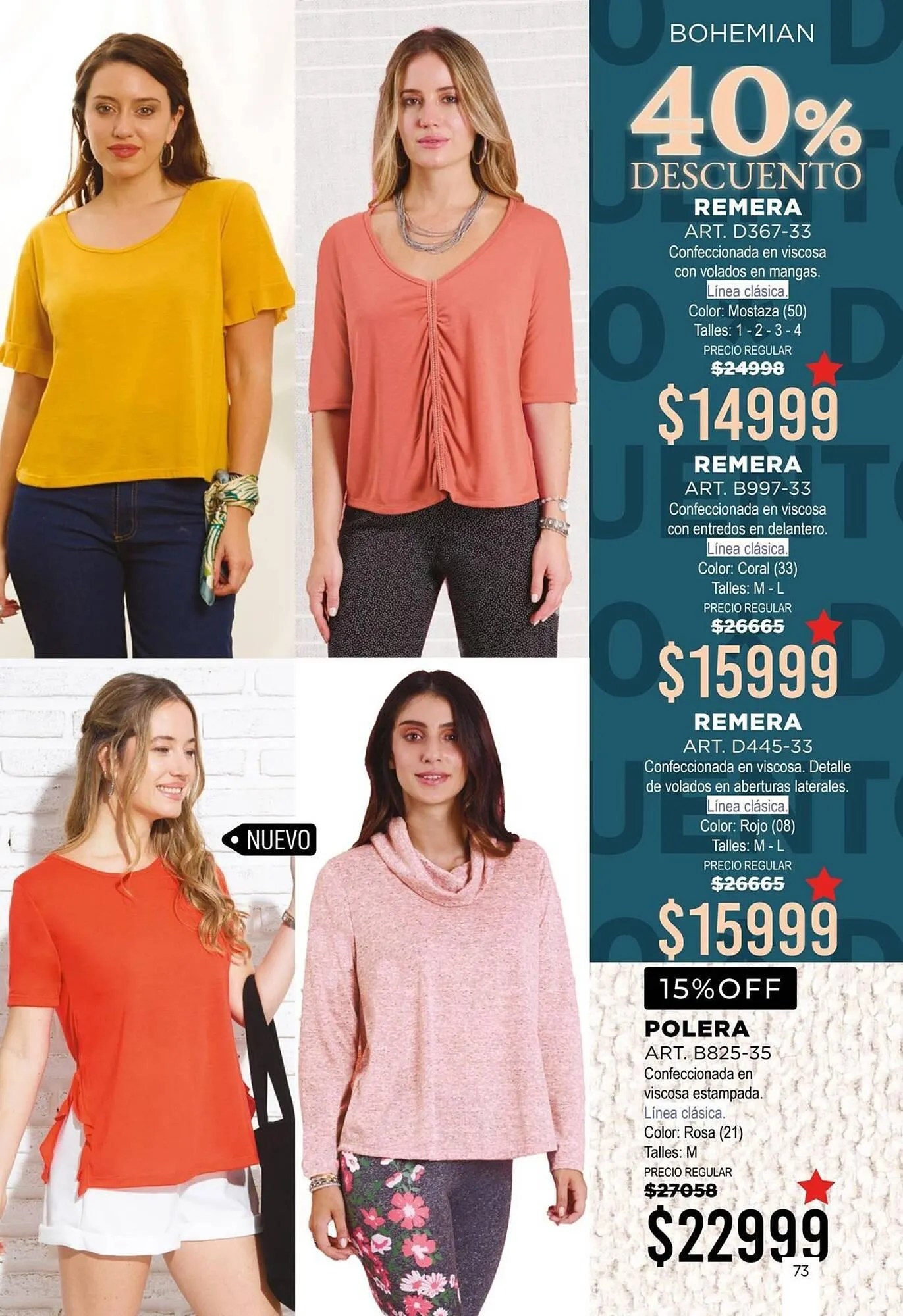 Ofertas de Catálogo Juana Bonita 12 de marzo al 31 de marzo 2025 - Página 73 del catálogo