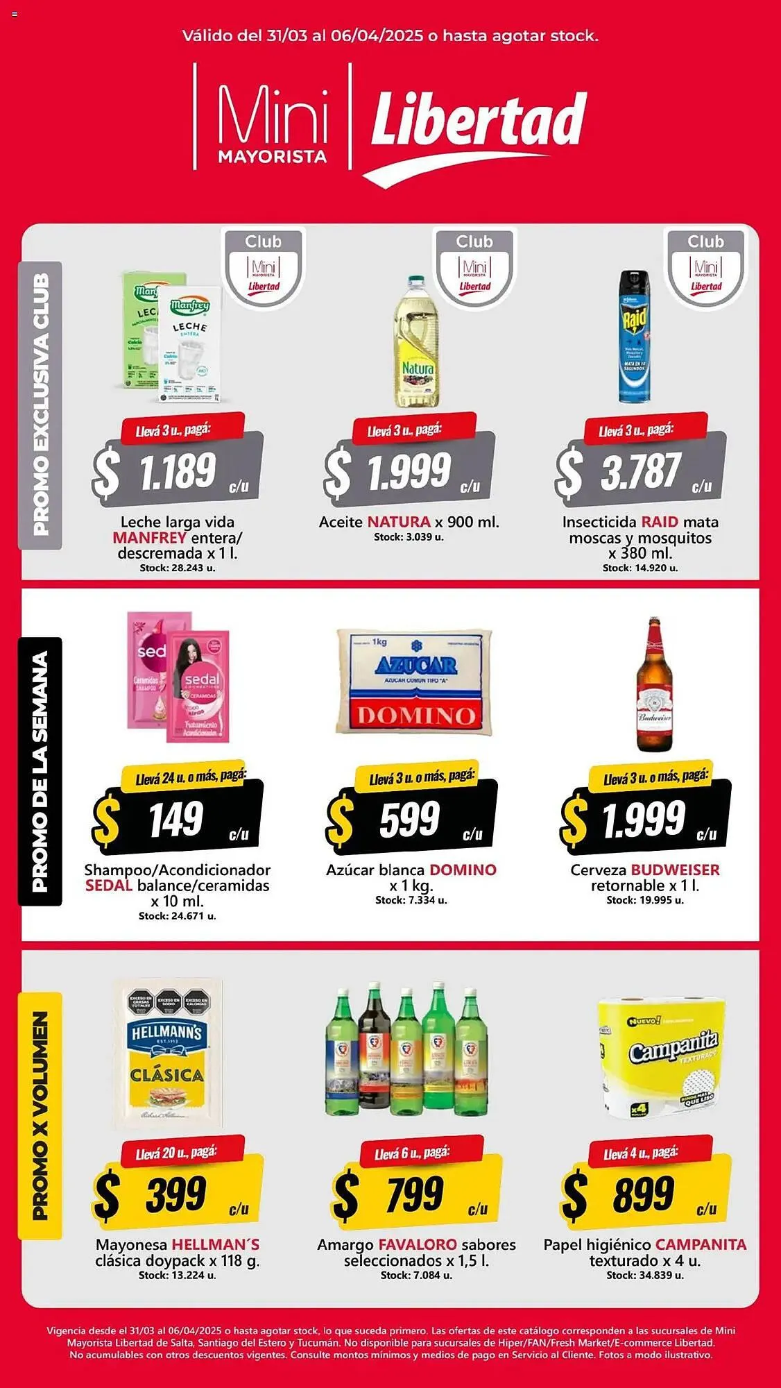 Ofertas de Catálogo Hipermercado Libertad 31 de marzo al 6 de abril 2025 - Página 1 del catálogo