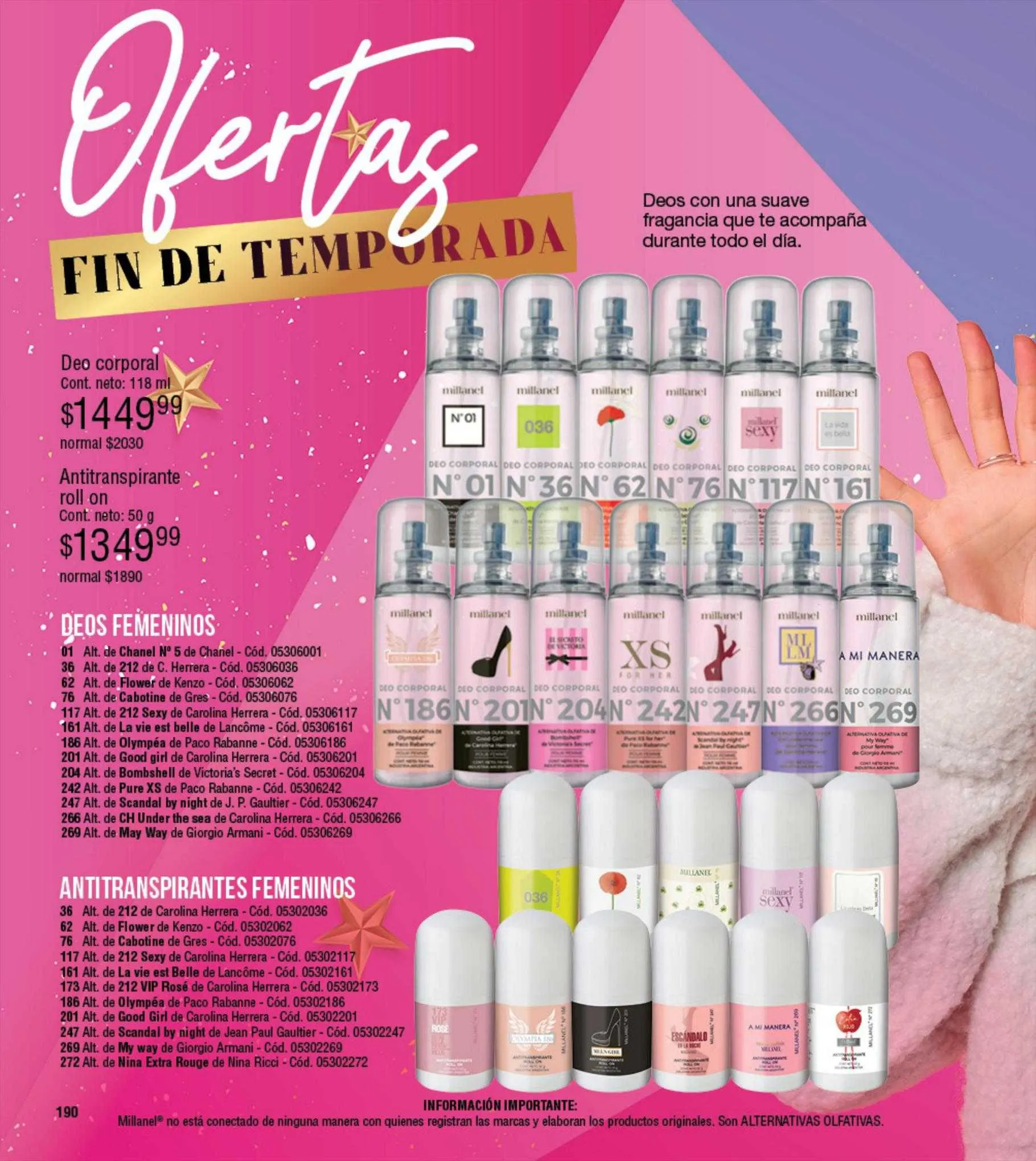 Ofertas de Catálogo Millanel Cosmética 21 de julio al 31 de julio 2023 - Página 190 del catálogo