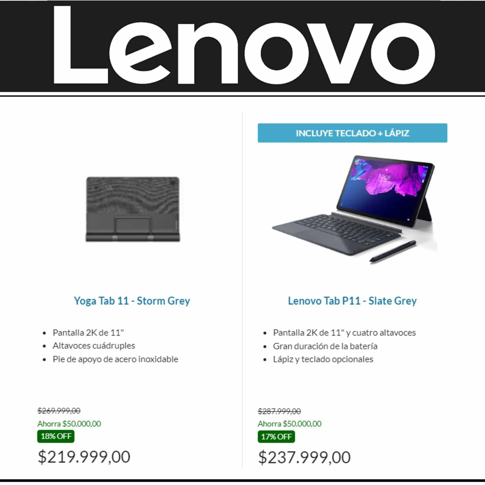 Ofertas de Catálogo Lenovo 8 de agosto al 17 de septiembre 2023 - Página 6 del catálogo