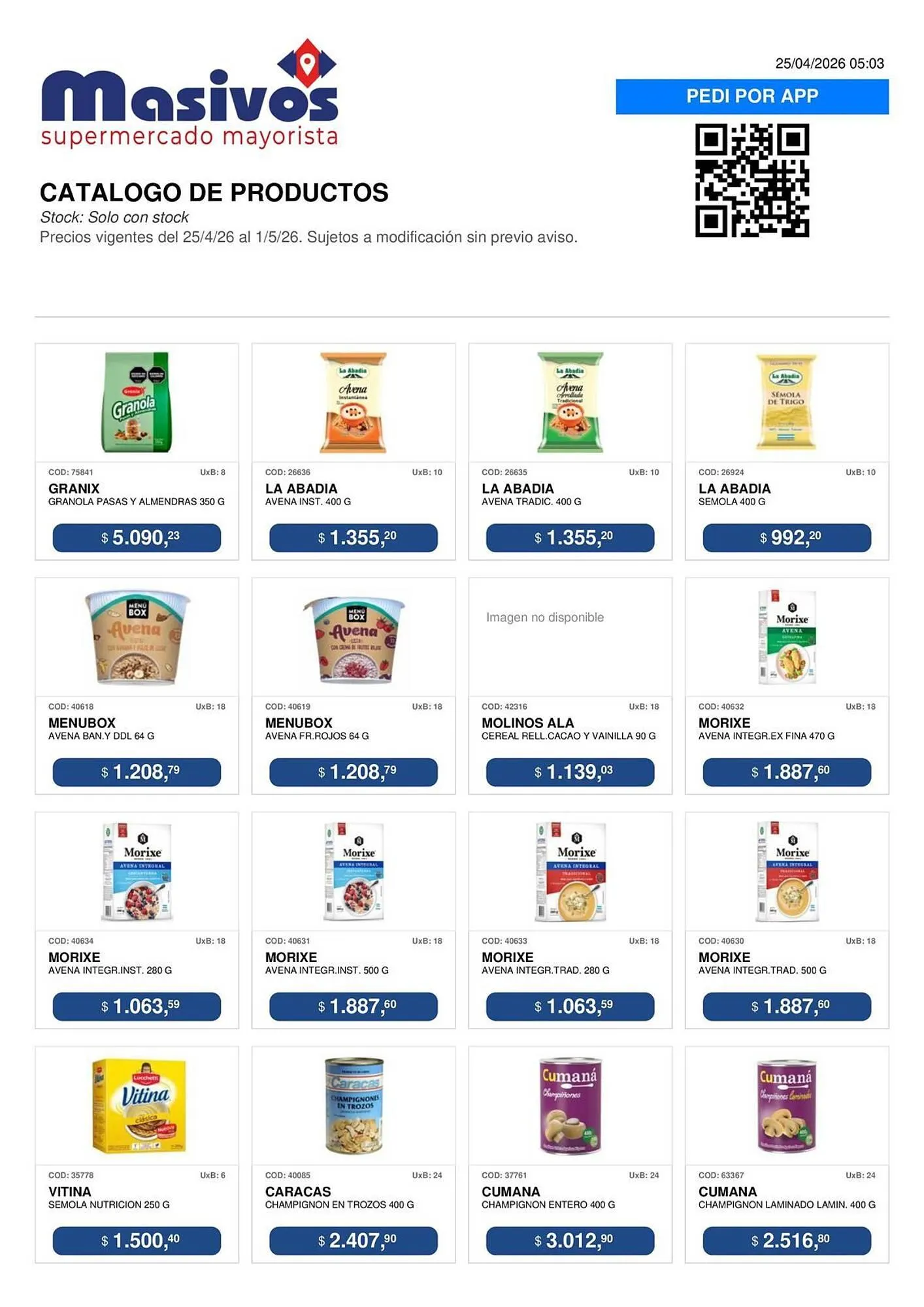 Ofertas de Catálogo Masivos 25 de abril al 1 de mayo 2026 - Página 14 del catálogo