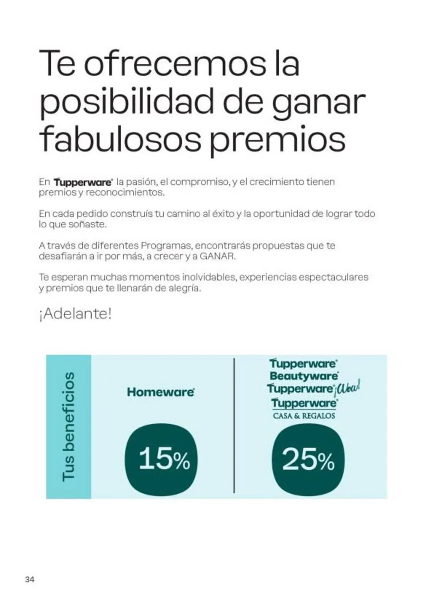 Ofertas de Catálogo Tupperware 25 de marzo al 31 de marzo 2025 - Página 34 del catálogo