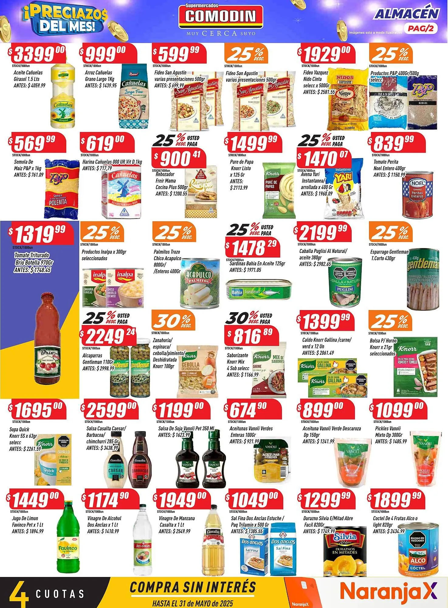 Ofertas de Catálogo Supermercados Comodin 26 de mayo al 1 de junio 2025 - Página 2 del catálogo