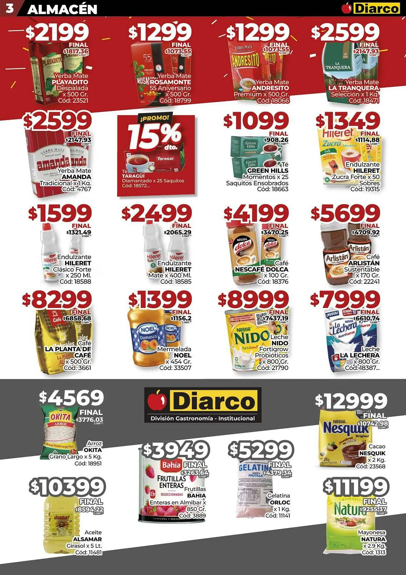 Ofertas de Catálogo Diarco 7 de abril al 13 de abril 2025 - Página 3 del catálogo