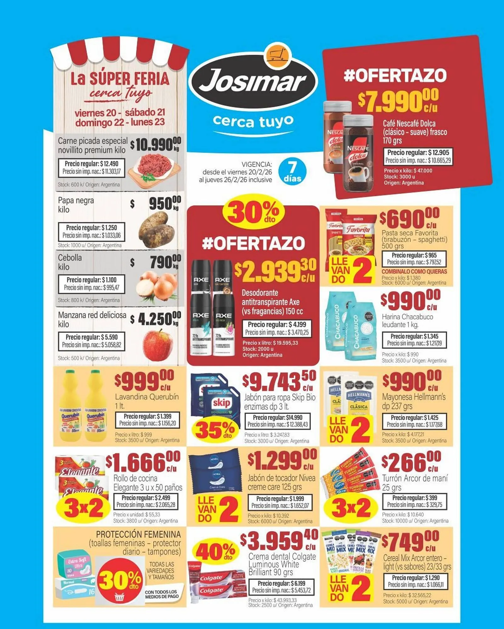 Ofertas de Catálogo Josimar 20 de febrero al 26 de febrero 2026 - Página 1 del catálogo