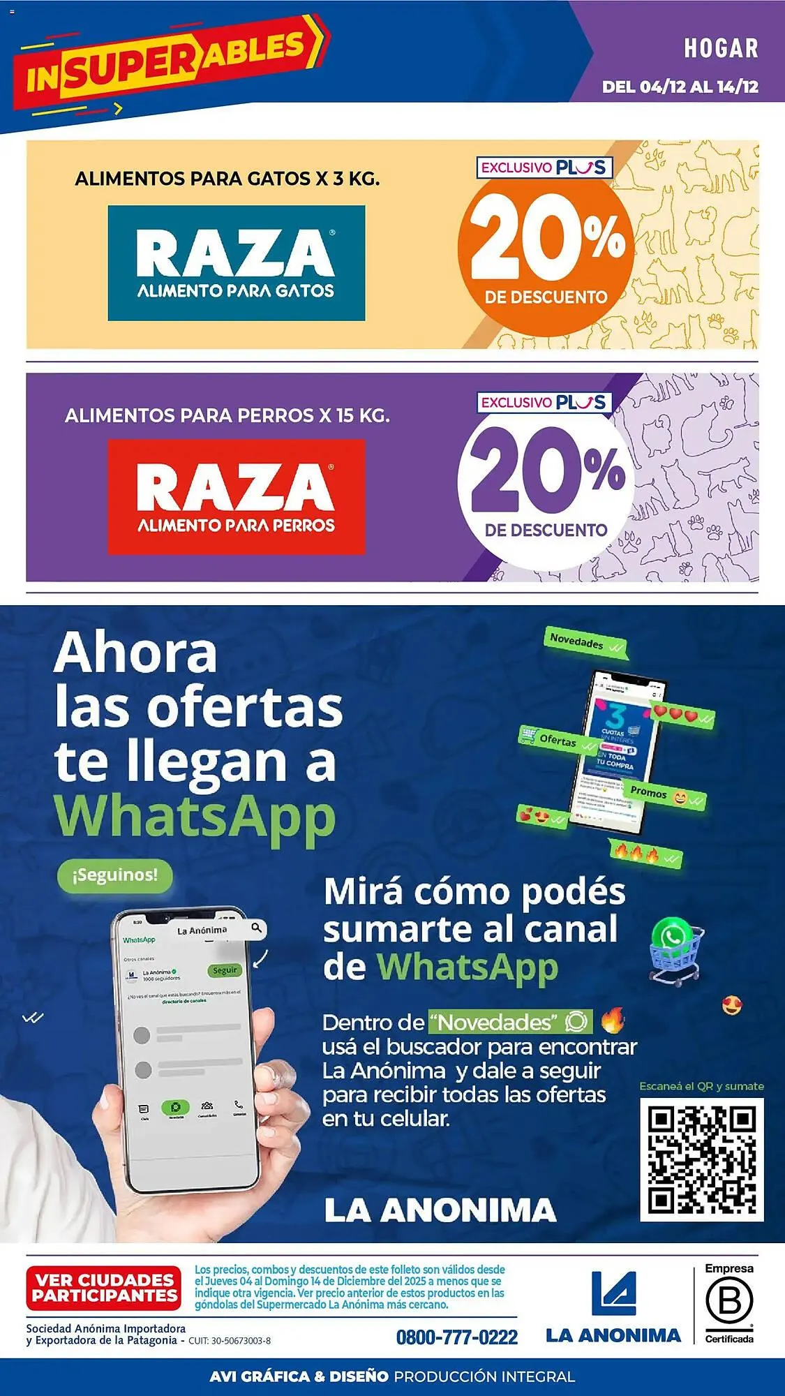 Ofertas de Catálogo La Anonima 4 de diciembre al 15 de diciembre 2025 - Página 44 del catálogo