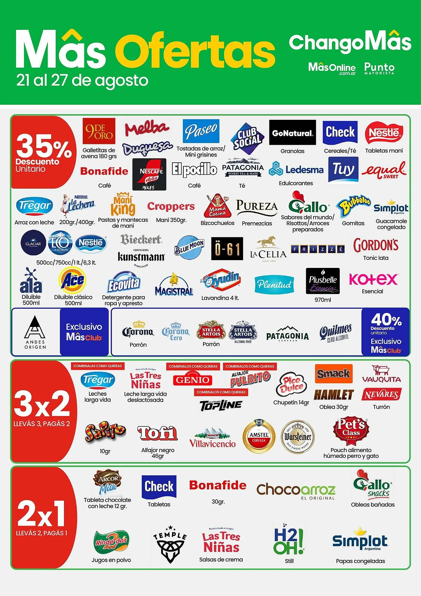 Ofertas de Catálogo Changomas 21 de agosto al 27 de agosto 2025 - Página 1 del catálogo