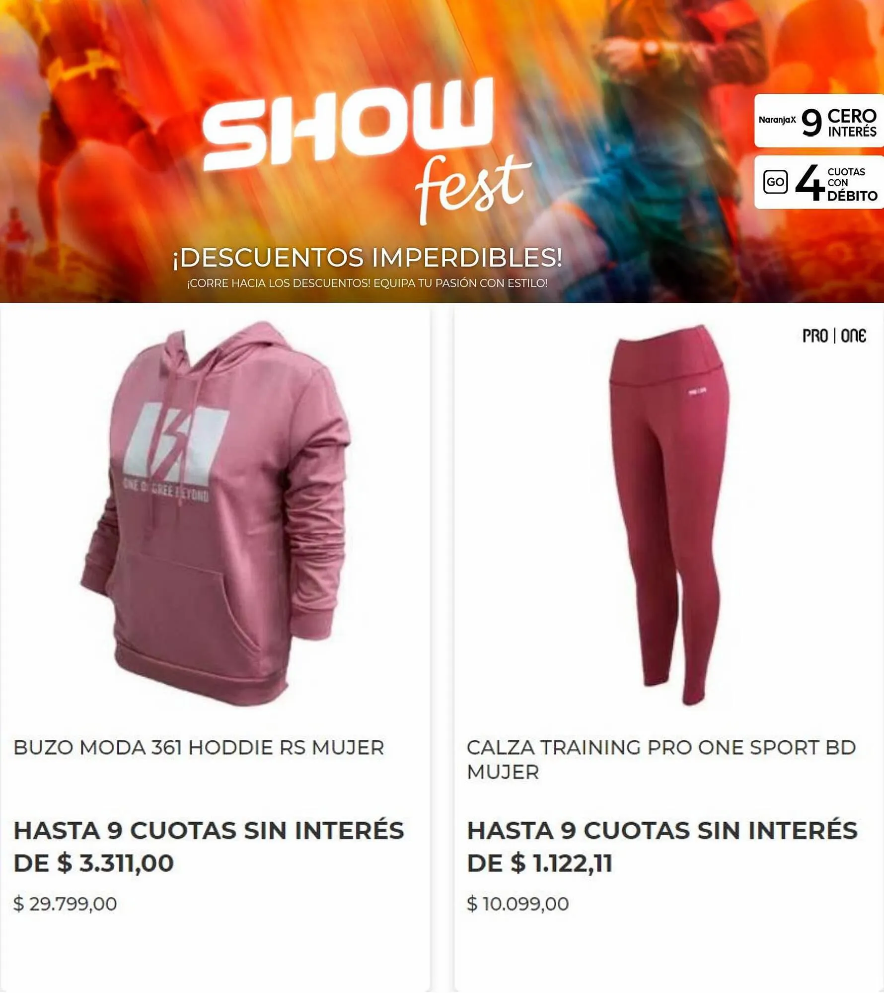 Ofertas de Catálogo ShowSport 4 de septiembre al 14 de octubre 2023 - Página 8 del catálogo