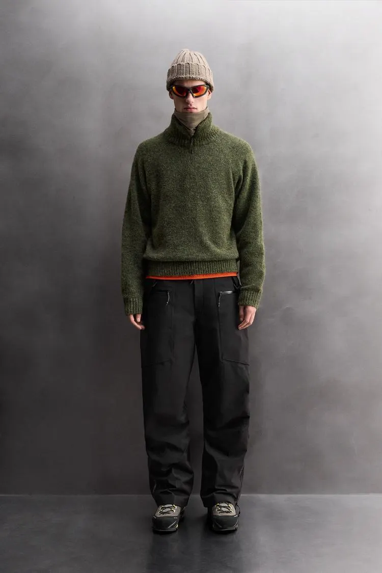 JERSEY CON LANA CUELLO CREMALLERA