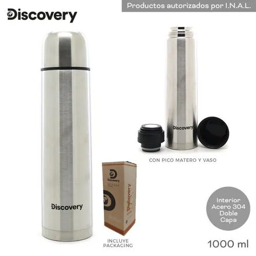Termo Discovery T2 1LT 14720B Plateado