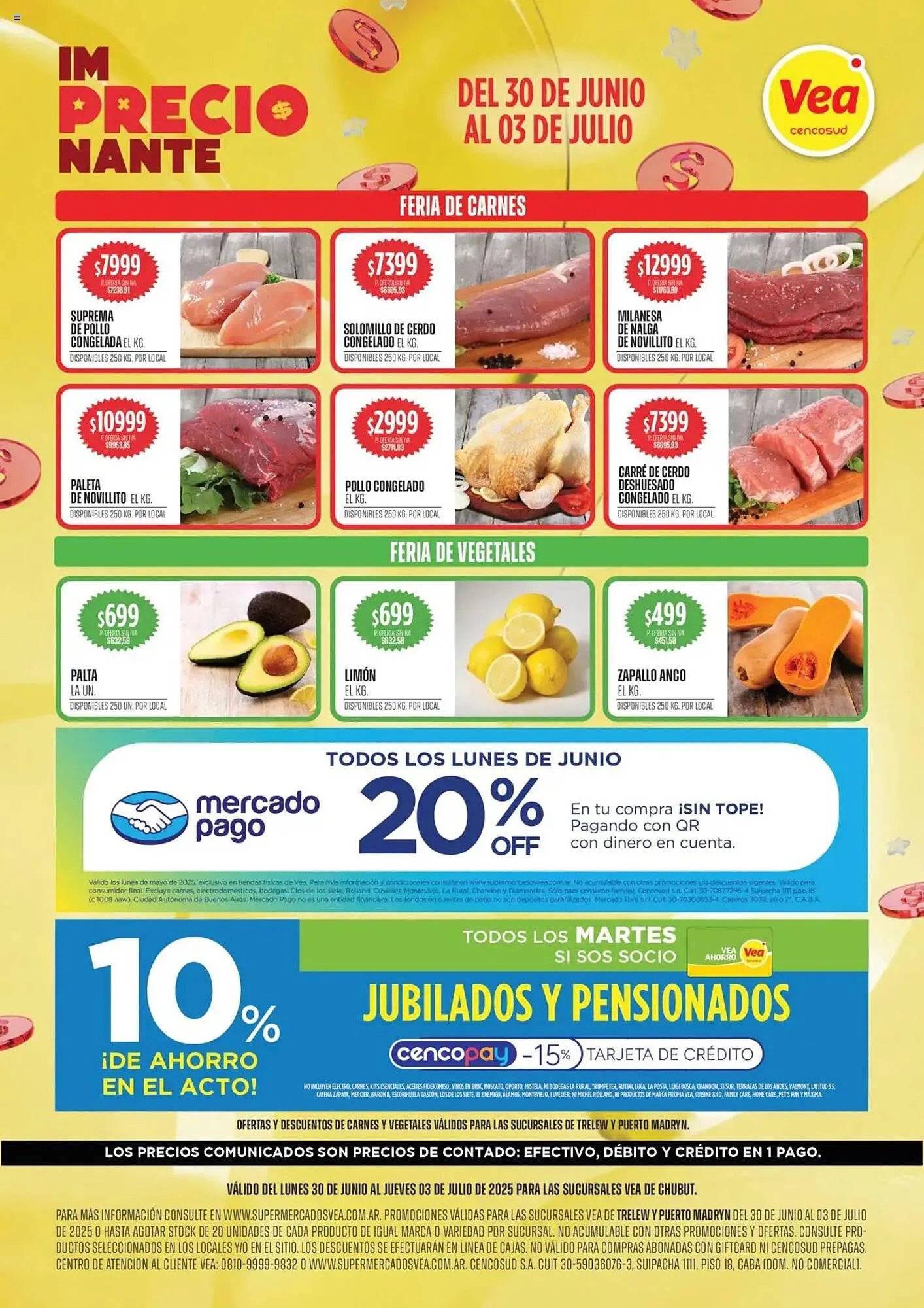 Ofertas de Catálogo Supermercados Vea 30 de junio al 4 de julio 2025 - Página 1 del catálogo