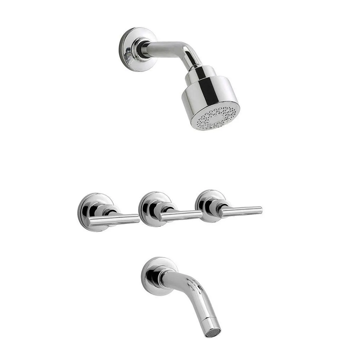 Ducha De Embutido Lara Cromo Peirano