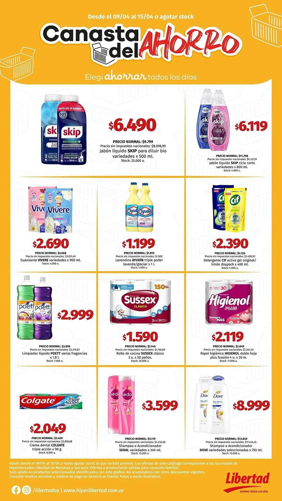 Ofertas de Catálogo Hipermercado Libertad 9 de abril al 15 de abril 2026 - Página 6 del catálogo