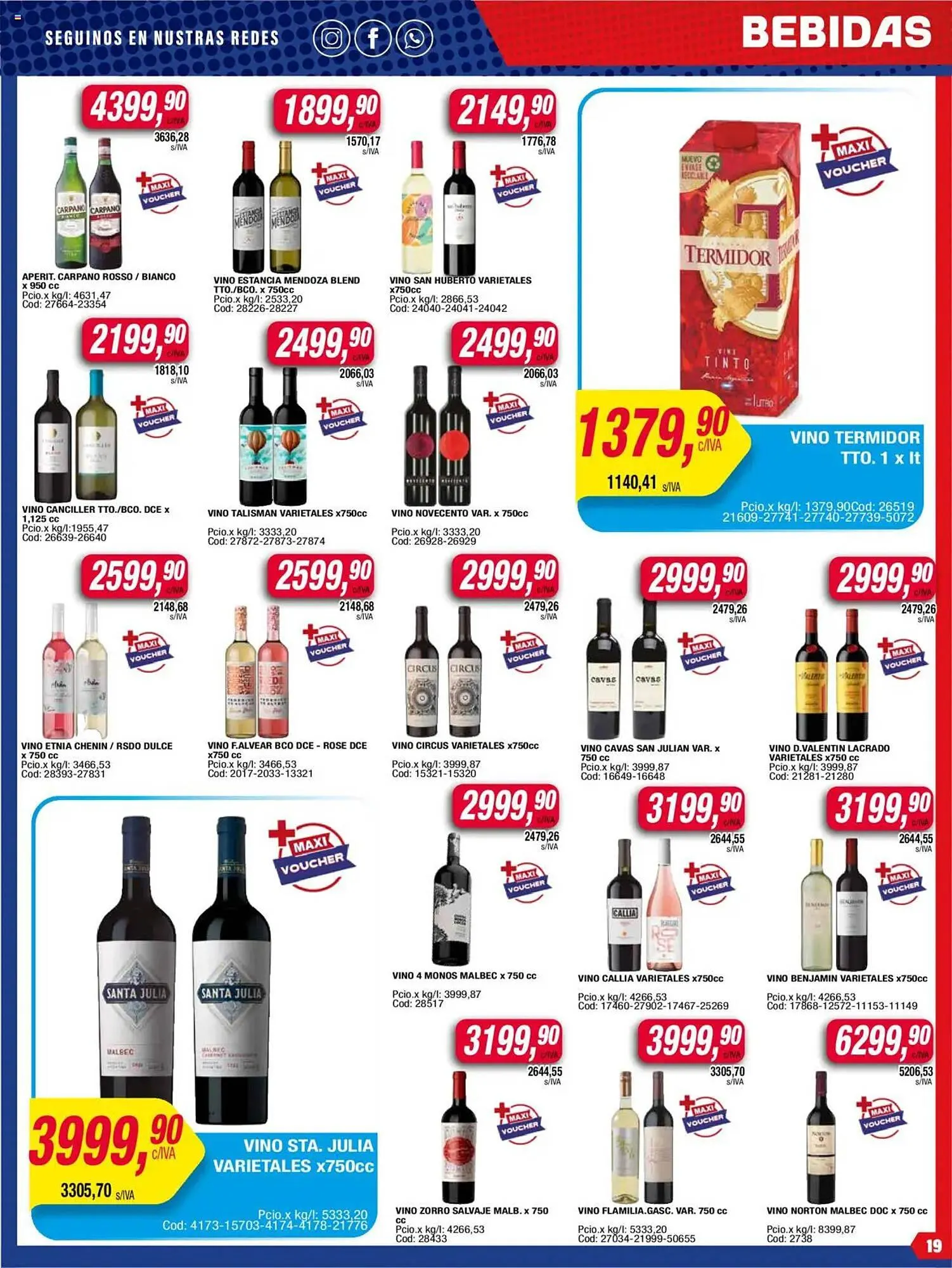Ofertas de Catálogo Maxiconsumo 30 de junio al 7 de julio 2025 - Página 19 del catálogo