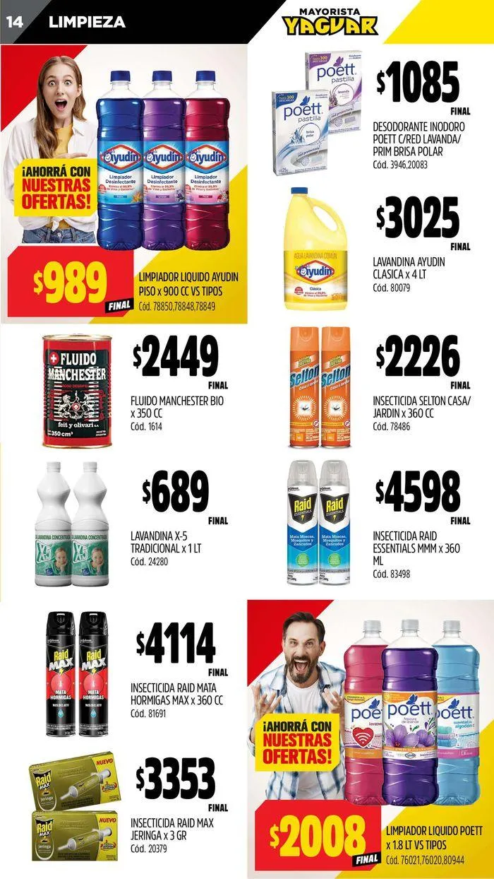 Ofertas de Catálogo Supermercados Yaguar Santa Fe 22 de julio al 28 de julio 2024 - Página 14 del catálogo