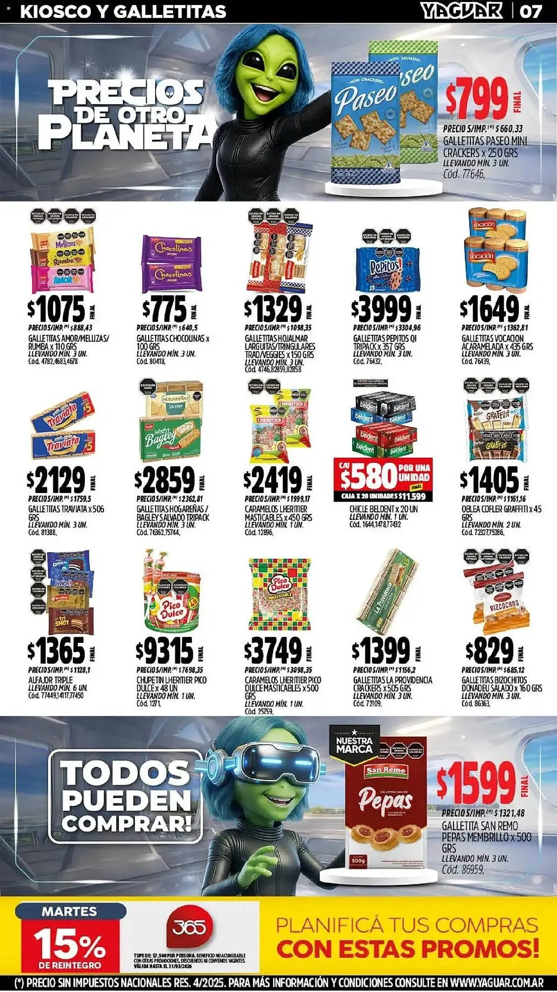 Ofertas de Catálogo Supermercados Yaguar 11 de marzo al 16 de marzo 2026 - Página 9 del catálogo