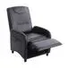 Sillón individual reclinable Brio negro
