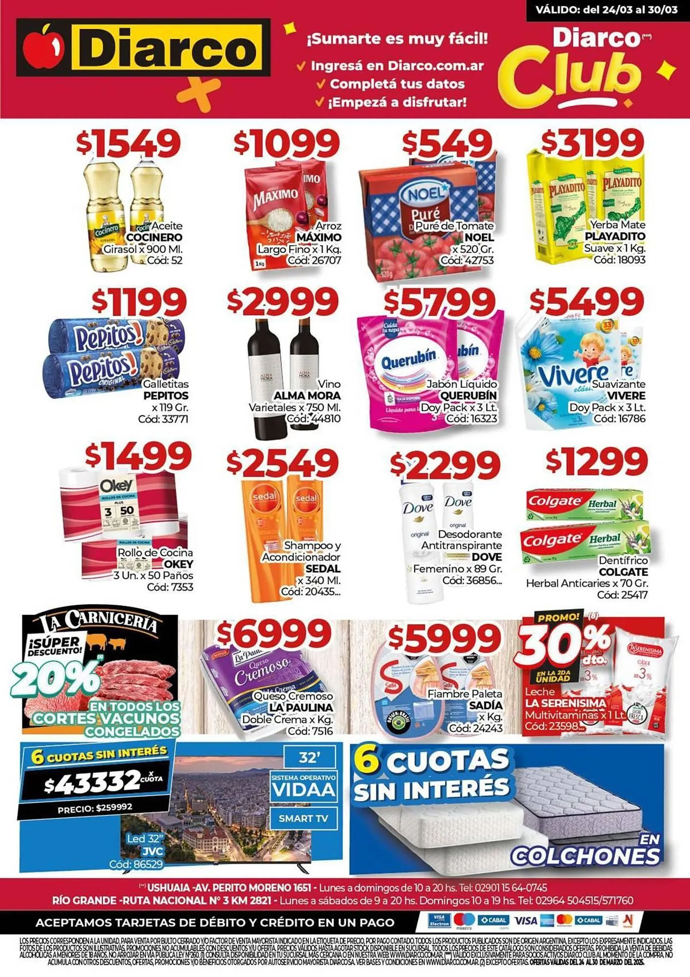 Ofertas de Catálogo Diarco 24 de marzo al 30 de marzo 2025 - Página 1 del catálogo
