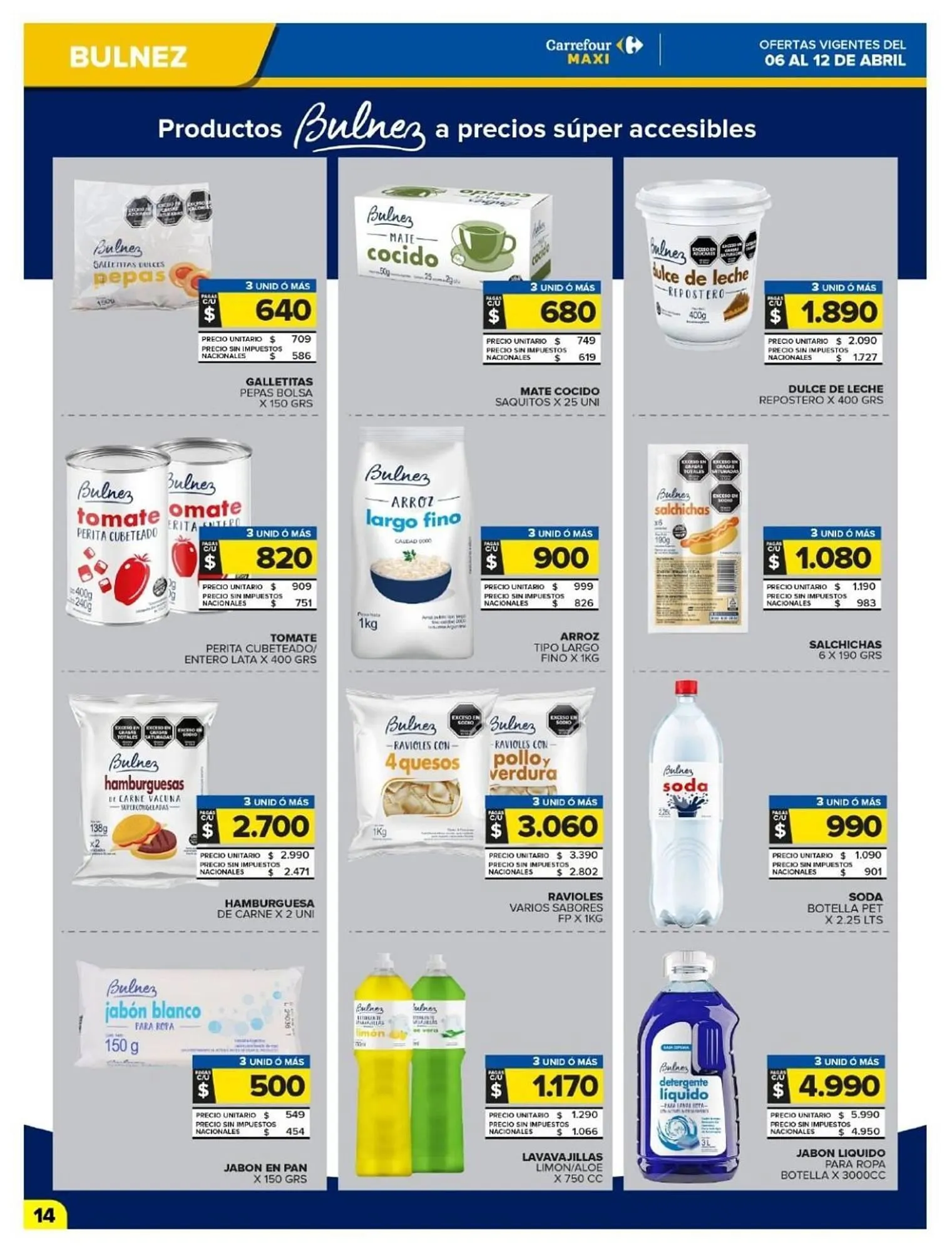 Ofertas de Folleto Carrefour Maxi 6 de abril al 12 de abril 2026 - Página 14 del catálogo