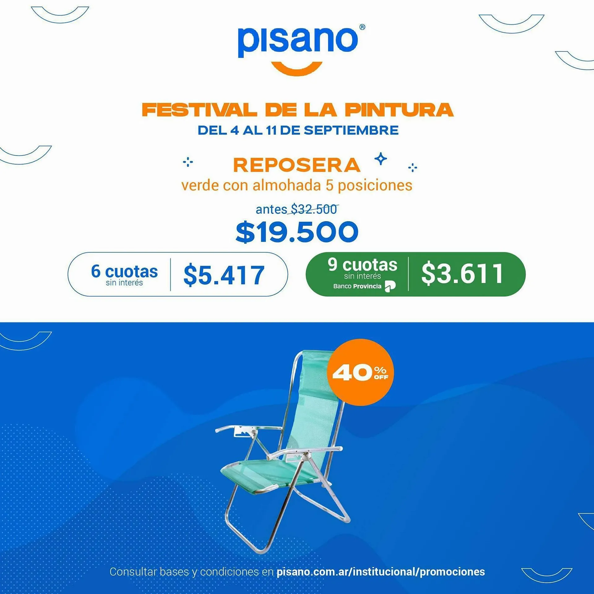 Ofertas de Catálogo Pinturerías Pisano 8 de septiembre al 11 de septiembre 2023 - Página 9 del catálogo