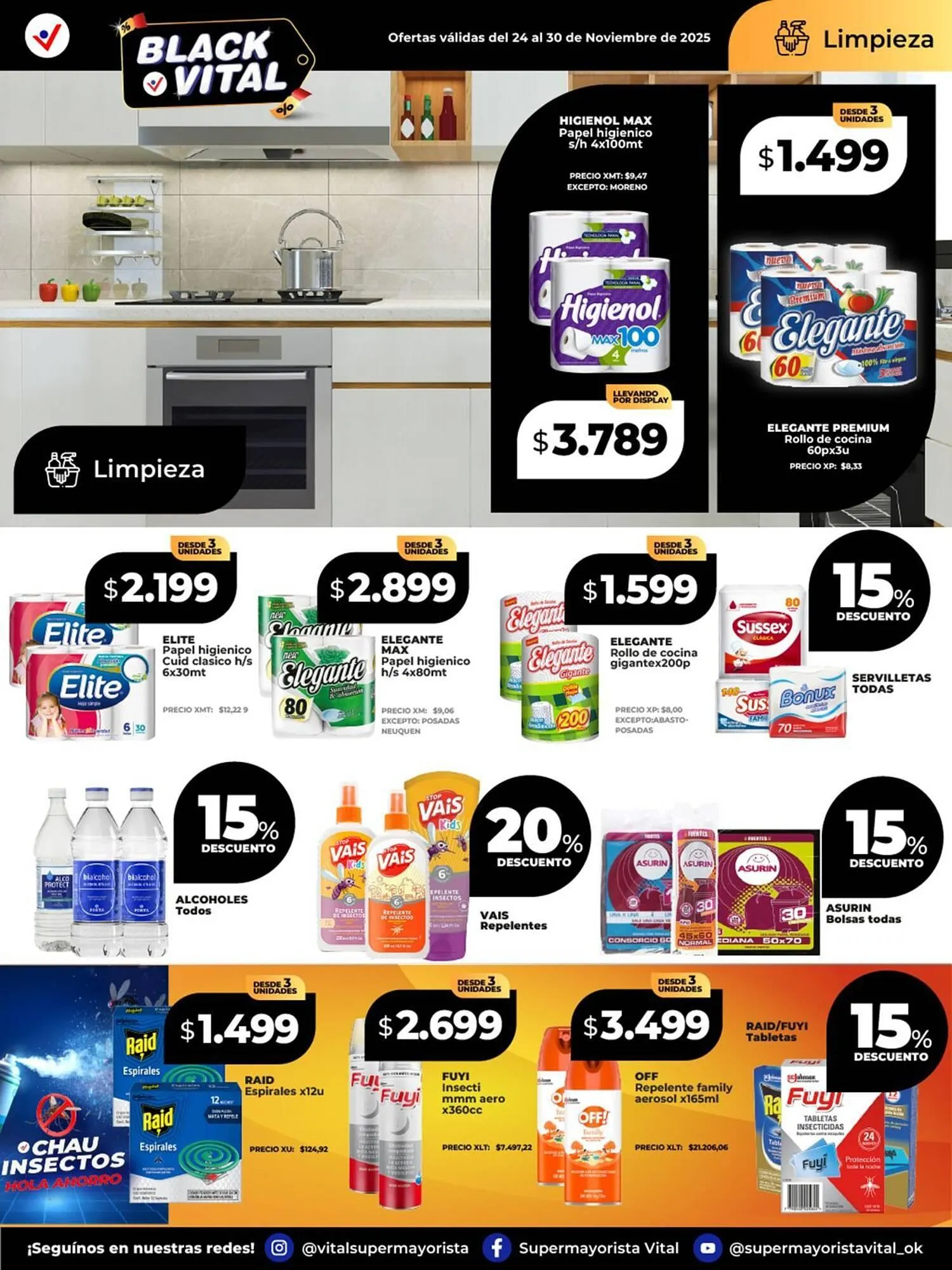 Ofertas de Catálogo Supermayorista Vital 24 de noviembre al 30 de noviembre 2025 - Página 8 del catálogo