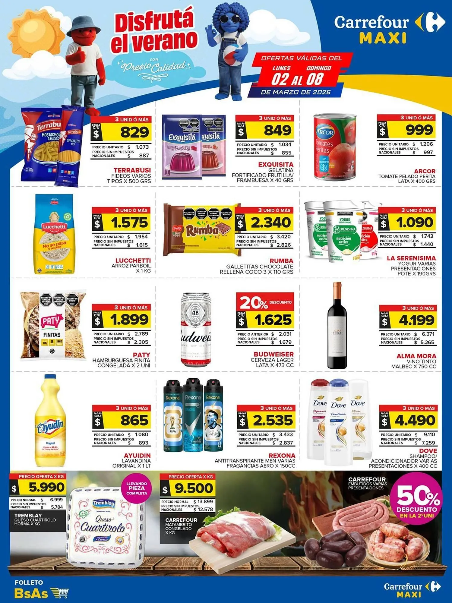 Ofertas de Folleto Carrefour Maxi 2 de marzo al 9 de marzo 2026 - Página 1 del catálogo