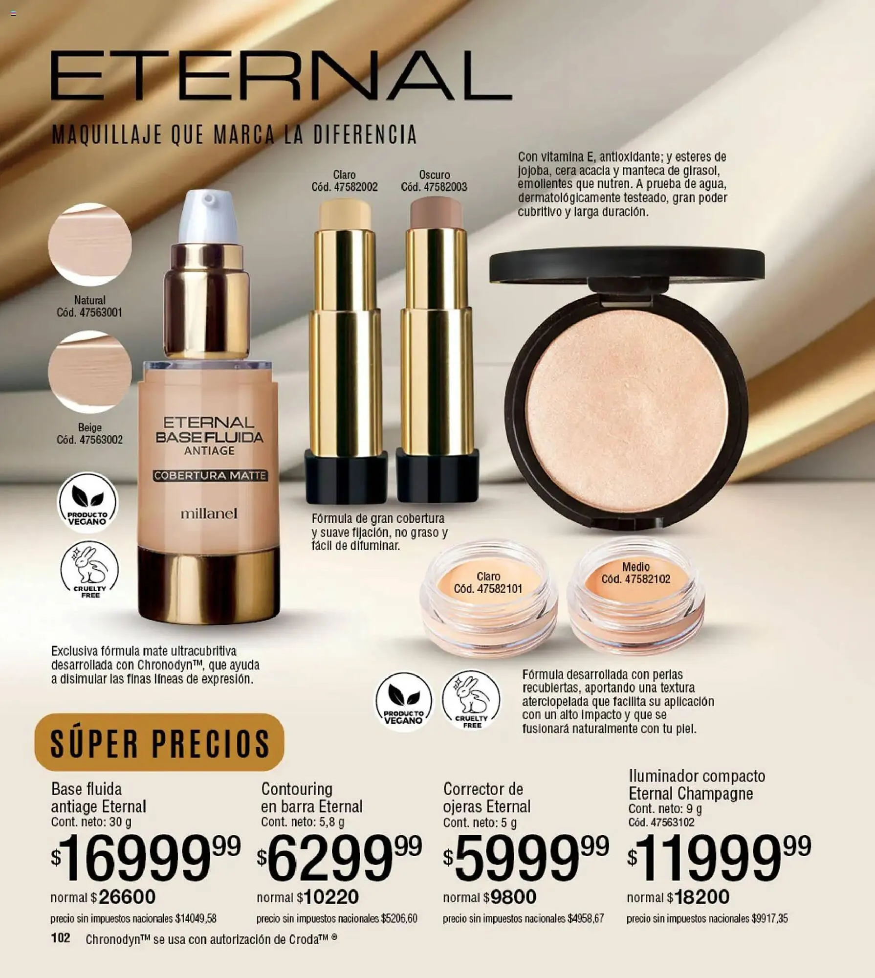 Ofertas de Catálogo Millanel Cosmética 30 de marzo al 27 de abril 2026 - Página 102 del catálogo