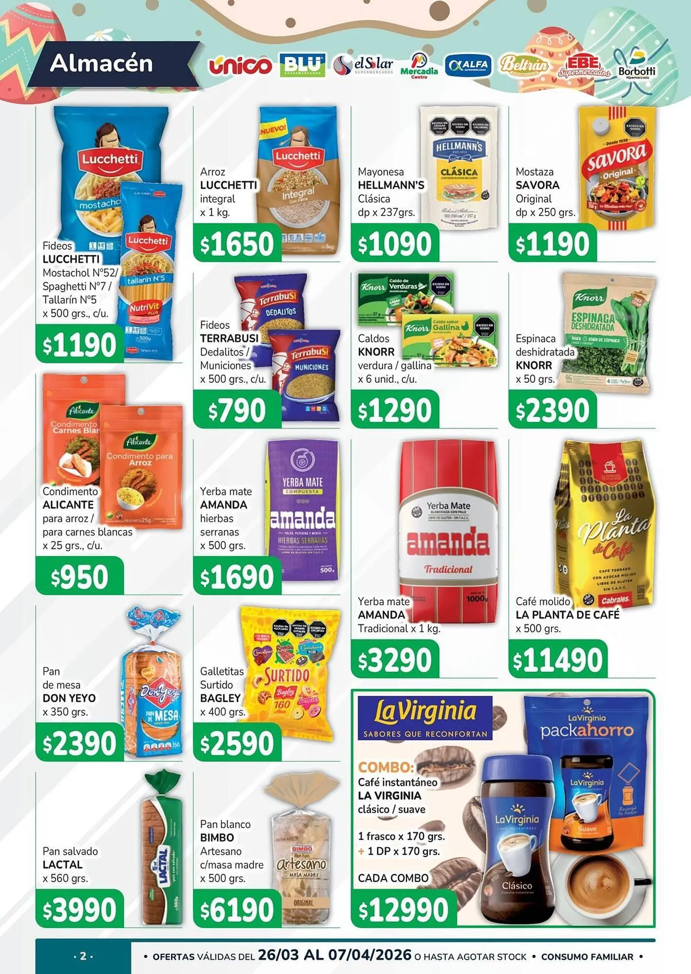 Ofertas de Catálogo Unico Supermercados 26 de marzo al 7 de abril 2026 - Página 2 del catálogo