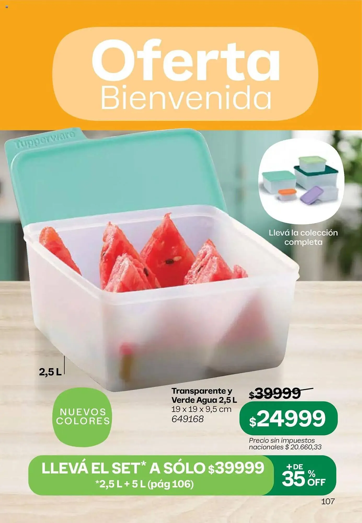 Ofertas de Folleto Tupperware 8 de septiembre al 22 de septiembre 2025 - Página 108 del catálogo