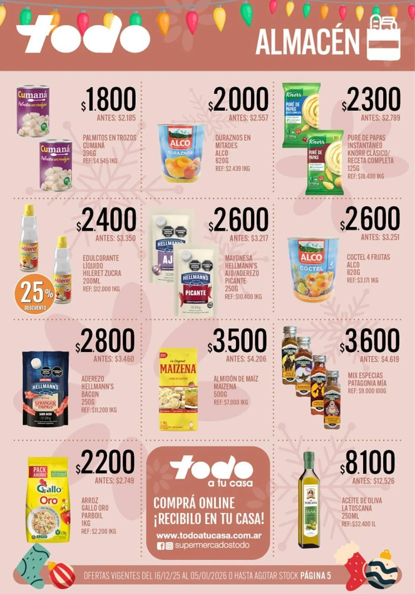 Ofertas de Catálogo Supermercados Todo 16 de diciembre al 5 de enero 2026 - Página 5 del catálogo