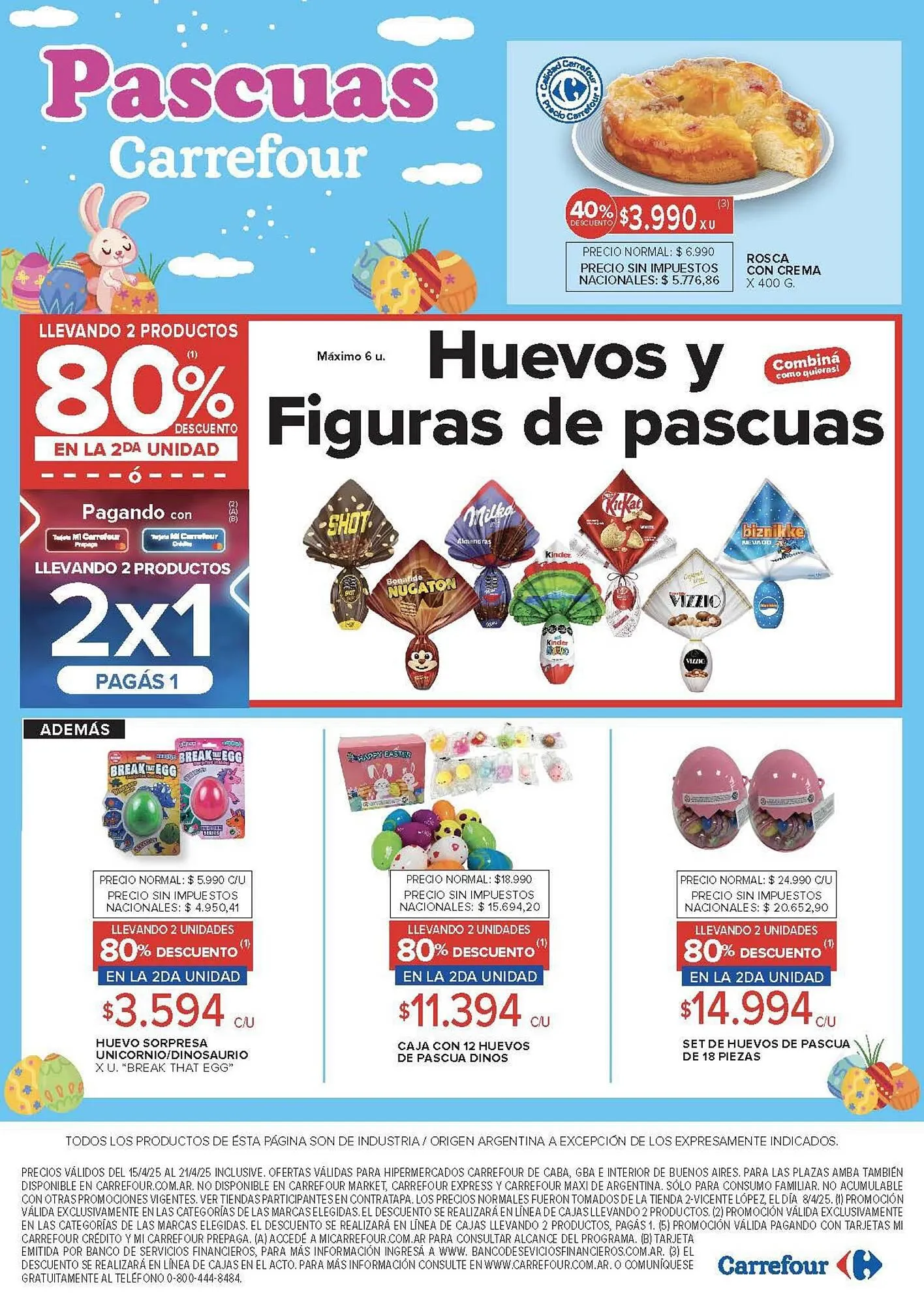 Ofertas de Catálogo Carrefour 14 de abril al 21 de abril 2025 - Página 7 del catálogo