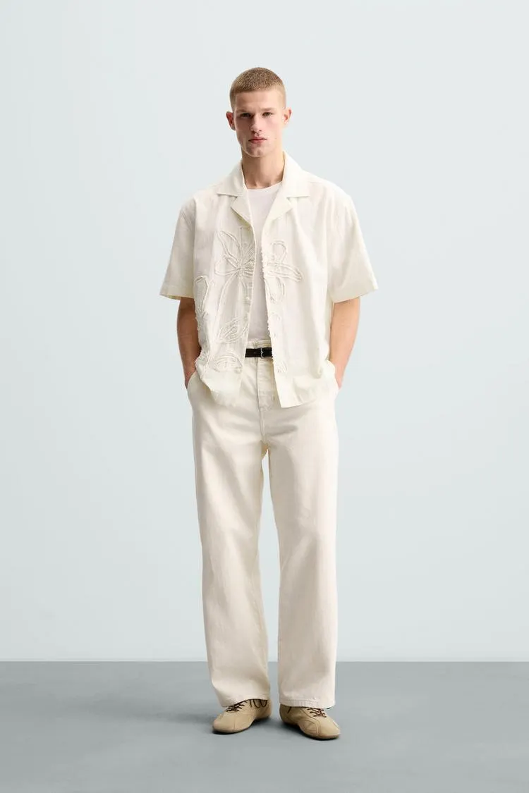 CAMISA BORDADO FLORAL