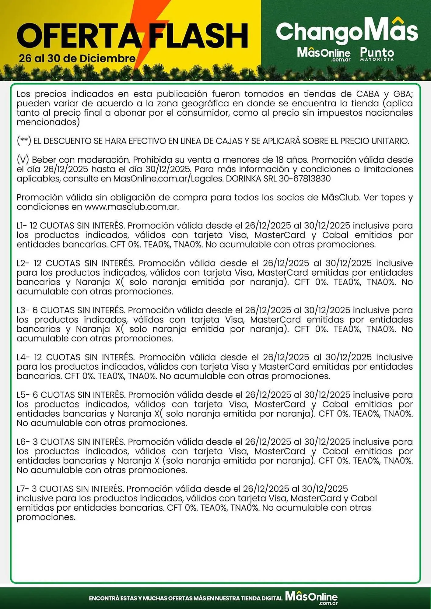 Ofertas de Catálogo Changomas 29 de diciembre al 30 de diciembre 2025 - Página 23 del catálogo