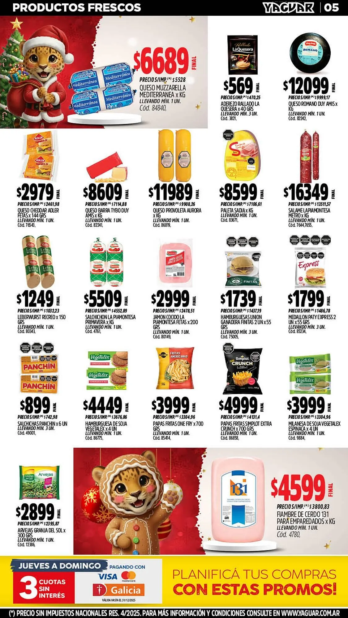 Ofertas de Catálogo Supermercados Yaguar 22 de diciembre al 28 de diciembre 2025 - Página 6 del catálogo