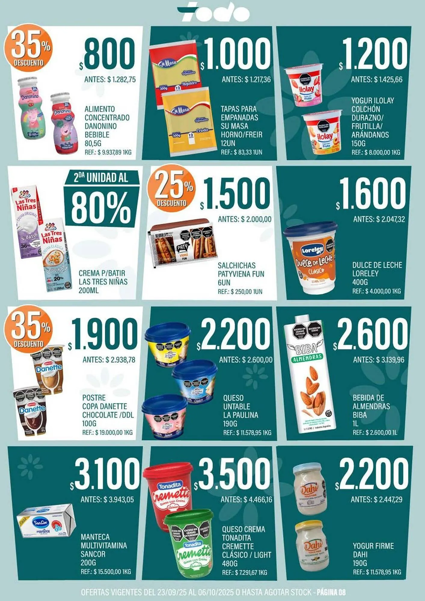 Ofertas de Catálogo Supermercados Todo 23 de septiembre al 31 de diciembre 2025 - Página 8 del catálogo