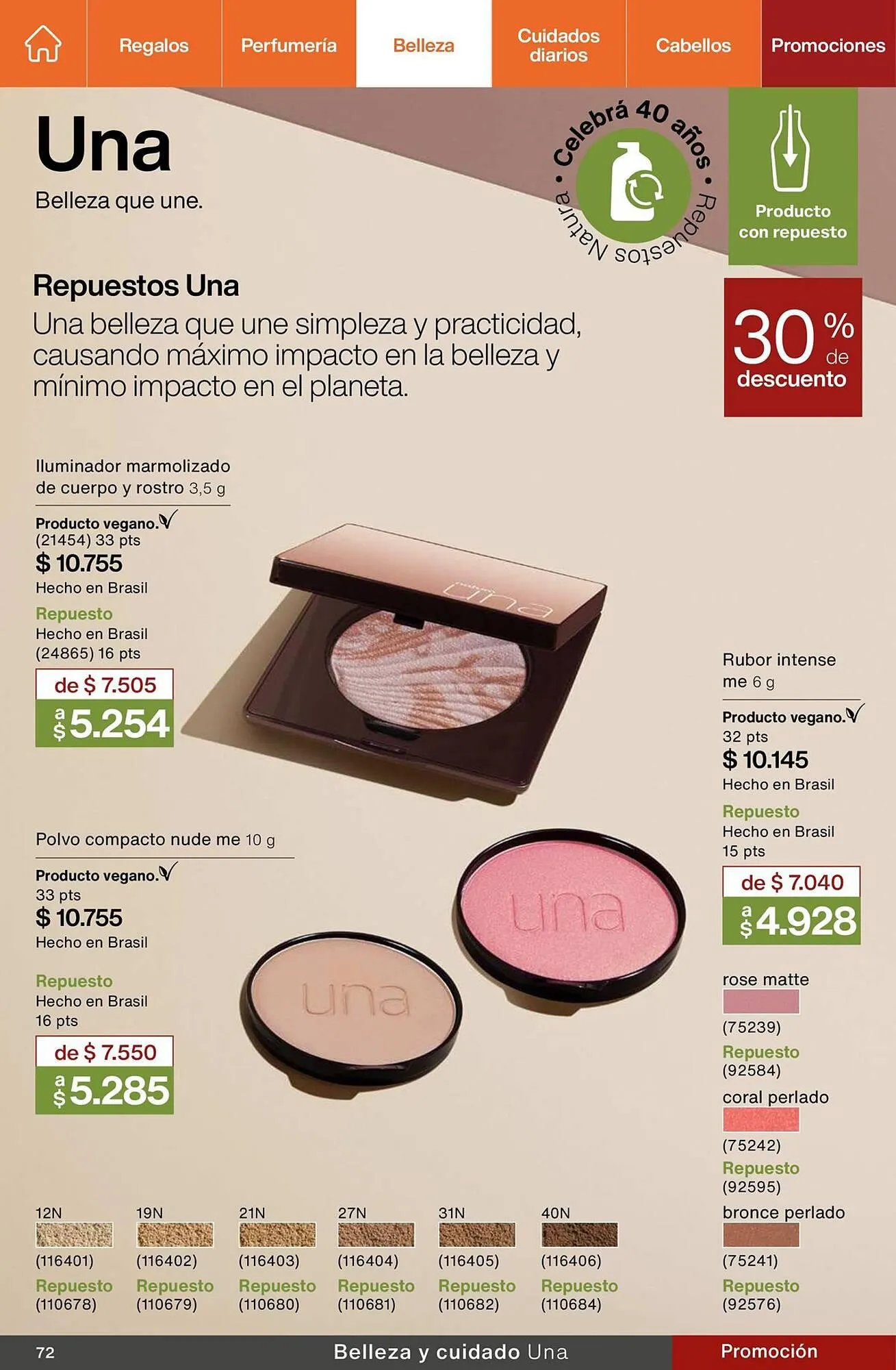 Ofertas de Catálogo Natura 27 de septiembre al 31 de octubre 2023 - Página 72 del catálogo