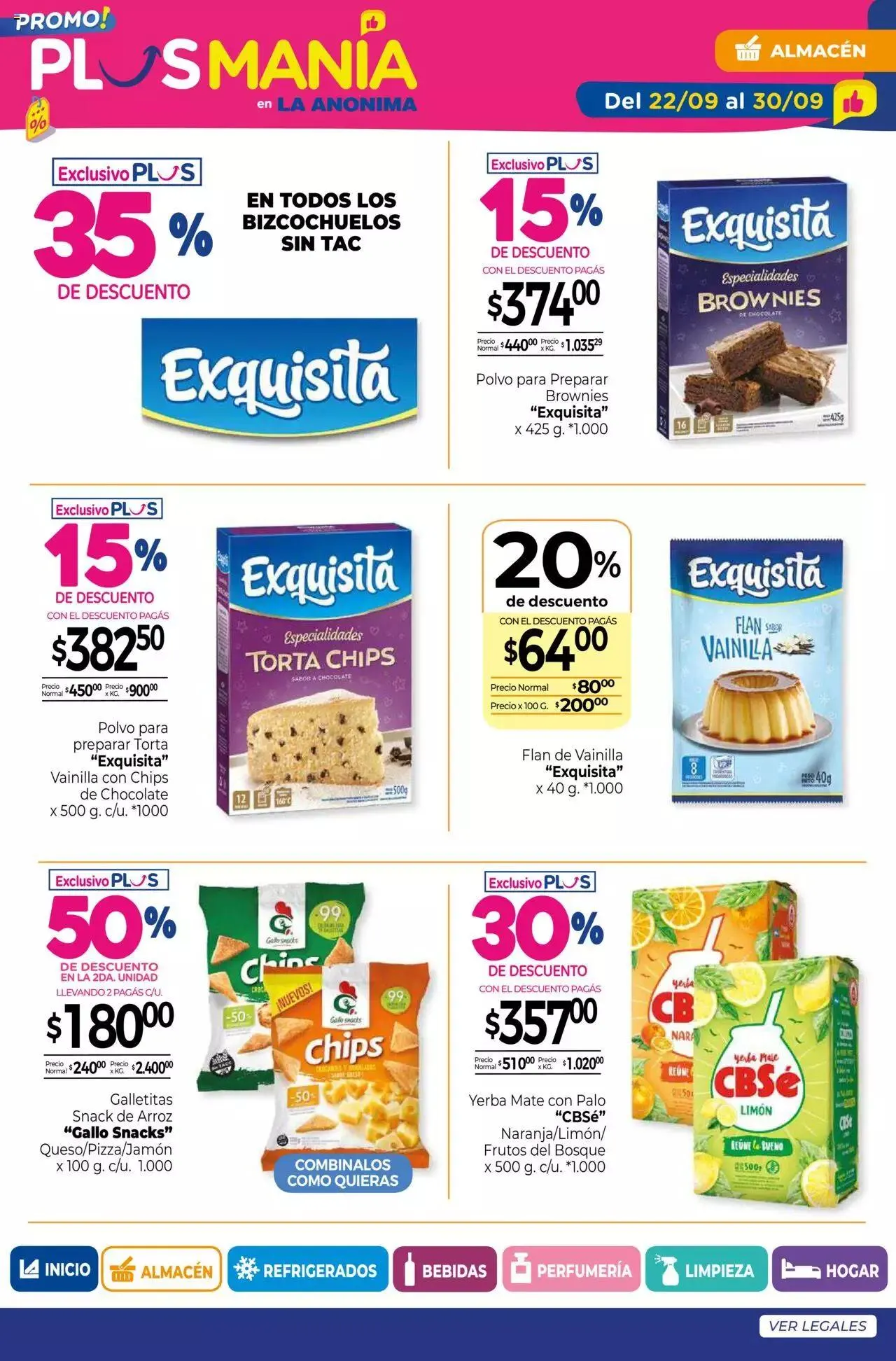 Ofertas de La Anonima - Super Ventajas - Septiembre 2022 22 de septiembre al 30 de septiembre 2023 - Página 12 del catálogo