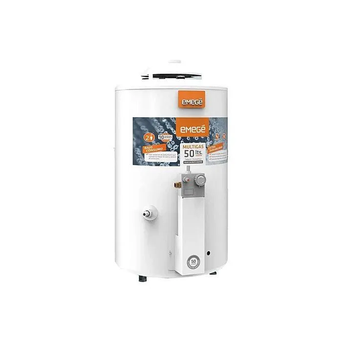 Termotanque EMEGE 50Lts Colgar Superior