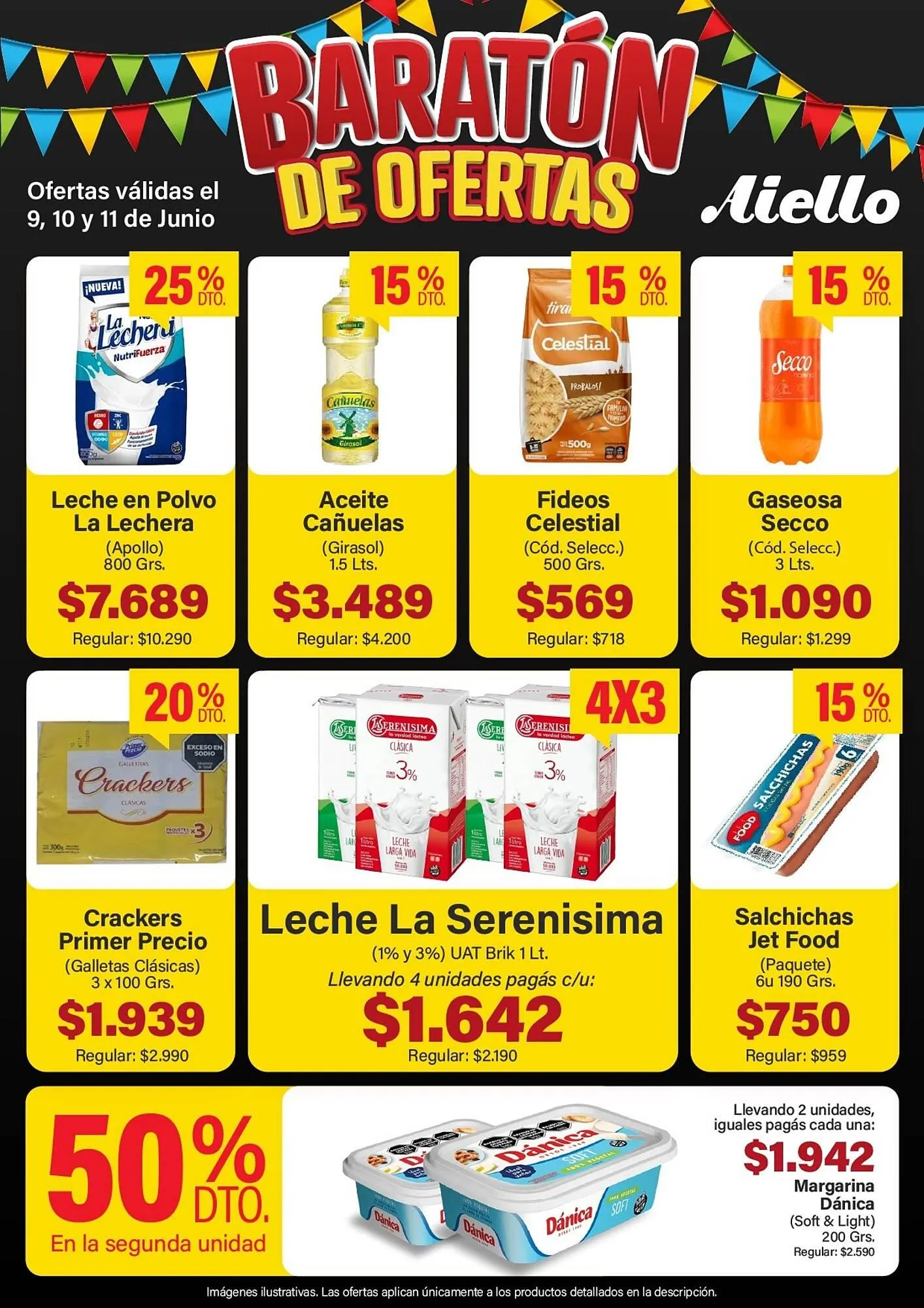 Ofertas de Catálogo Supermercados Aiello 10 de junio al 11 de junio 2025 - Página 1 del catálogo