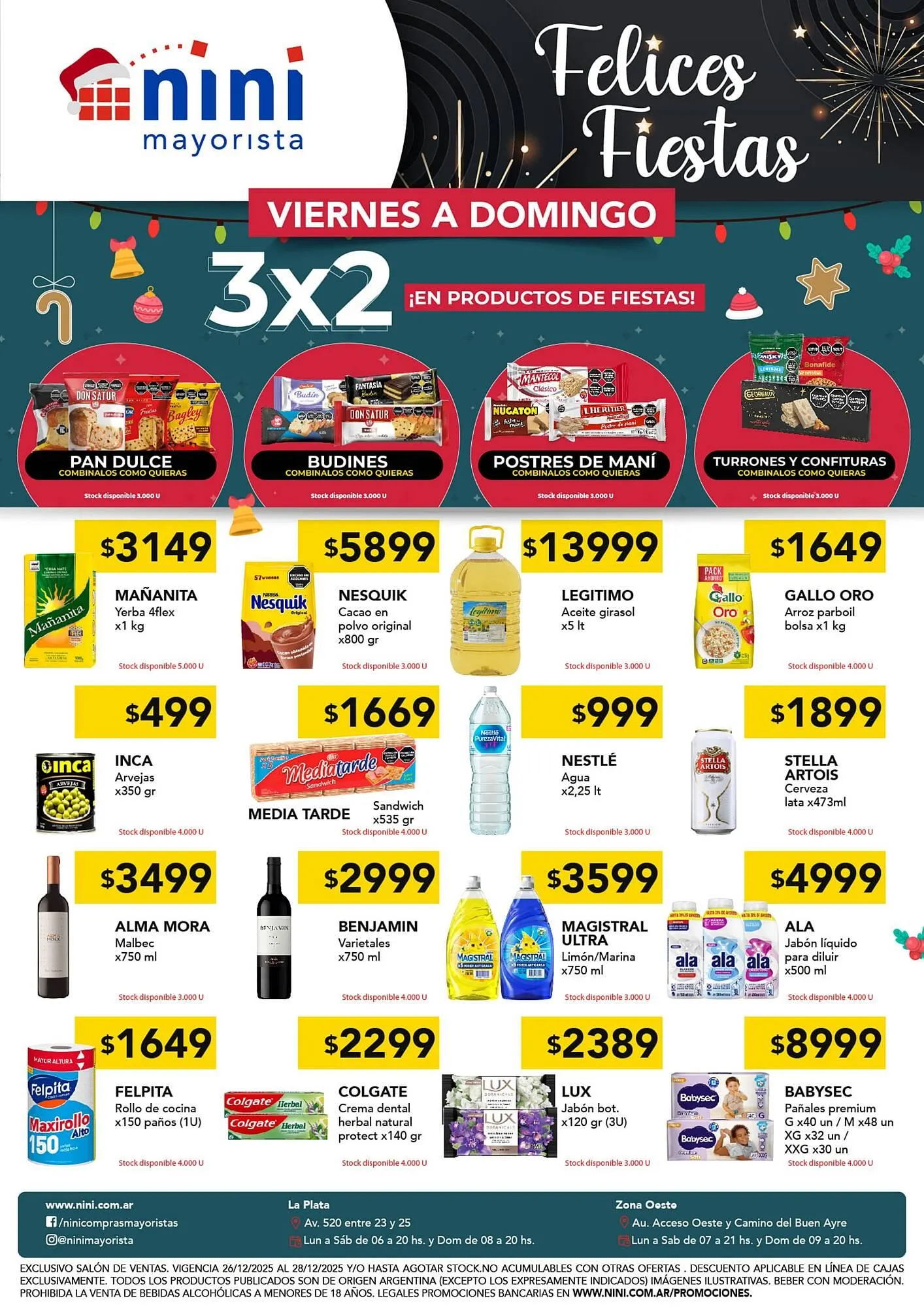 Ofertas de Catálogo Nini Mayorista 26 de diciembre al 28 de diciembre 2025 - Página 1 del catálogo