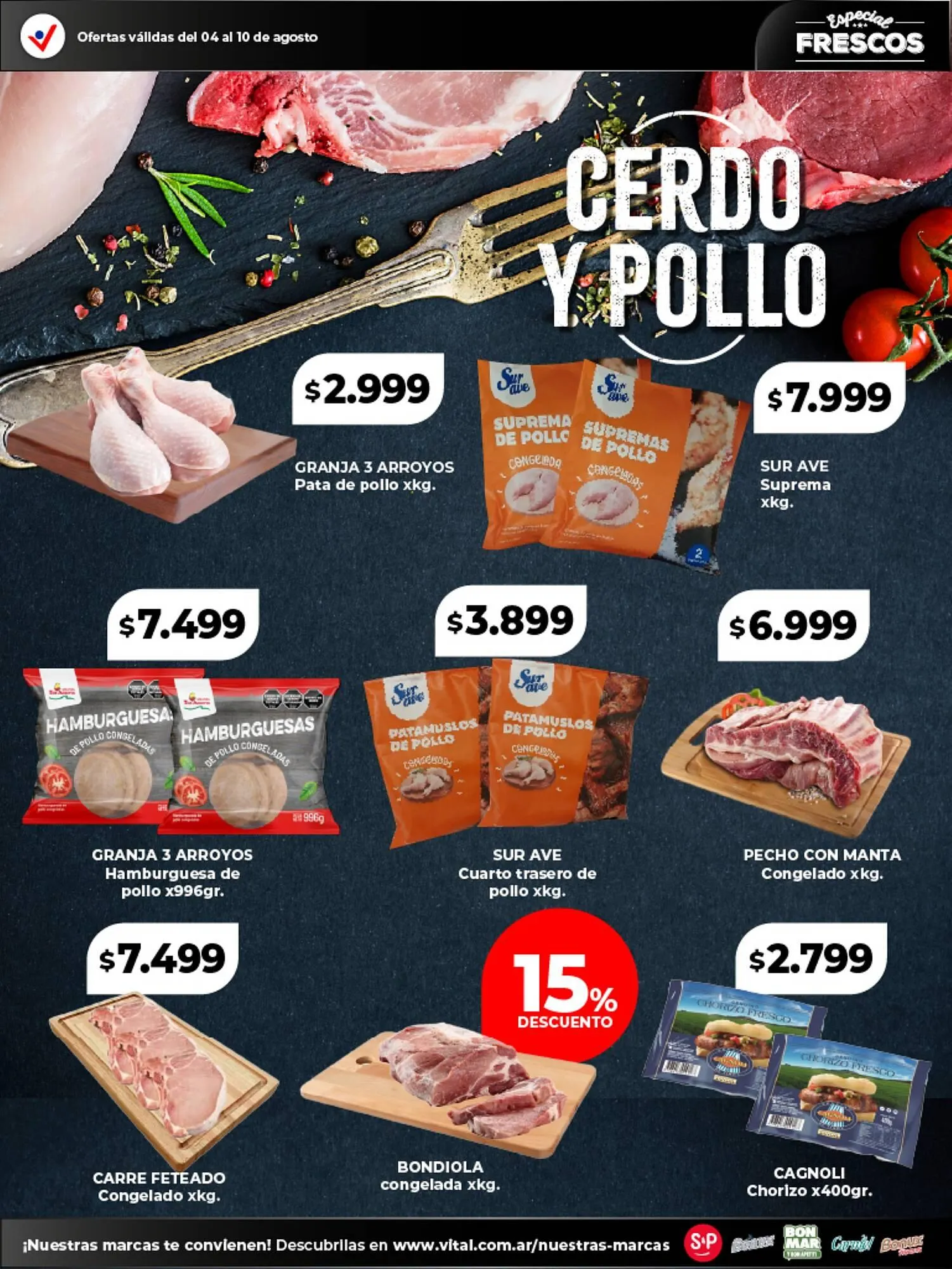 Ofertas de Catálogo Supermayorista Vital 4 de agosto al 10 de agosto 2025 - Página 3 del catálogo